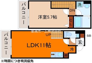 STANDZ京都駅西の物件間取画像